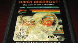 Classic Game Room  SUPER BREAKOUT for Atari 2600 [upl. by Budge]