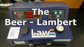 The Beer  Lambert Law [upl. by Demetri958]