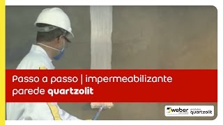 Impermeabilizante parede quartzolit [upl. by Hertzfeld]