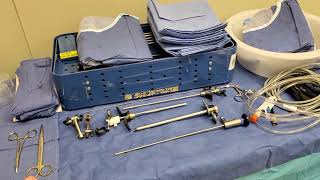 BASIC SETUP CYSTOSCOPY TURP LITHOTRIPSY [upl. by Virgina]