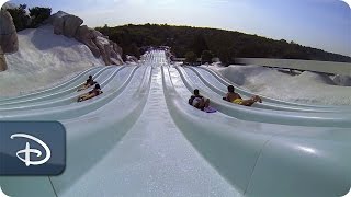 Toboggan Racers  Blizzard Beach POV  Walt Disney World [upl. by Aiduan]