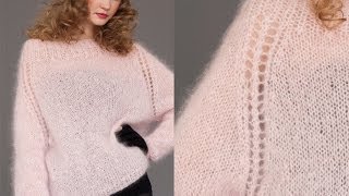 29 Mohair Sweater Vogue Knitting Winter 201112 [upl. by Arved180]