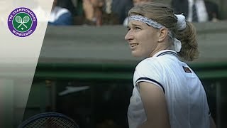 Steffi Graf answers marriage proposal at Wimbledon [upl. by Xyla]