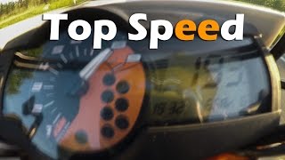 KTM SMCR 690 Top Speed  Wheelie  Power Drivers I 0193 kmh [upl. by Philippine249]