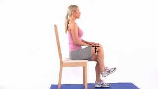 Hip flexor sitting isometric strengthening [upl. by Krystyna]