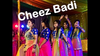 Cheez Badi  Machine  WeddingHolud Dance Performance  Bollywood [upl. by Adyol]