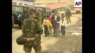 KOSOVO NATO TROOPS CONTINUE TO ARRIVE AT PRISTINA [upl. by Suoirad]