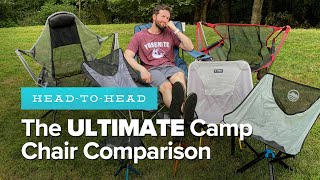 The BEST CAMPING CHAIR in 2022 An HONEST Comparison  GIVEAWAY [upl. by Aekerly647]