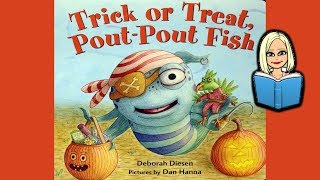 Trick or Treat PoutPout Fish read aloud with music [upl. by Anual]