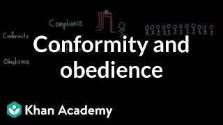 Conformity and obedience  Behavior  MCAT  Khan Academy [upl. by Zebaj16]