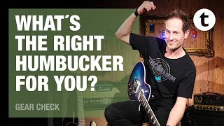 5 Types Of Humbucker Pickups  Sound Comparison  Thomann [upl. by Odlaumor]