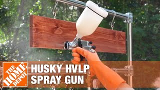 HVLP Paint Spray Gun  The Home Depot [upl. by Acebber134]