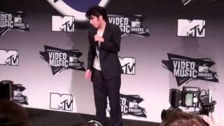 Lady Gaga interviewed as her alter ego Jo Calderone at 2011 MTV Video Music Awards [upl. by Avat]