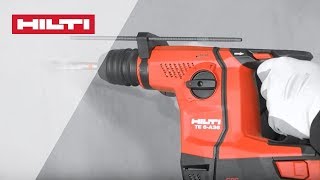 HOW TO use the Hilti TE 6A36 cordless rotary hammer and accessories [upl. by Chasse]