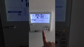 How to Unlock LG Thermostat [upl. by Anyad]