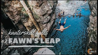 Cliff Jumping at Fawns Leap  Kaaterskill Falls New York [upl. by Iago]