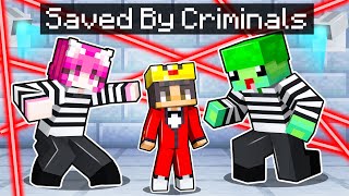 Saved By CRIMINALS In Minecraft [upl. by Jaquenette]