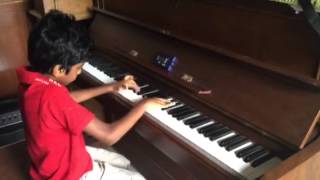 LYDIAN NADHASWARAM PLAYS BUMBLE BEE IN PIANO [upl. by Neely]