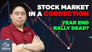 Stock Market in a Correction Year End Rally Dead [upl. by Ecinehs]