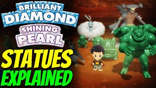 STATUES Explained in Pokemon Brilliant Diamond and Shining Pearl [upl. by Eidod]