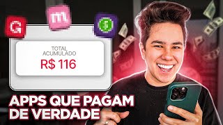 3 APLICATIVOS PARA GANHAR DINHEIRO PELO CELULAR [upl. by Eejan]