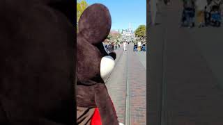 MICKEY MOUSE FOLKMANIS PUPPET at DISNEYLAND   JustinTalksPuppets [upl. by Suoivatco]