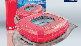 quotAllianz Arenaquot del FC Bayern München  Nanostad  Puzzle 3D [upl. by Hambley46]