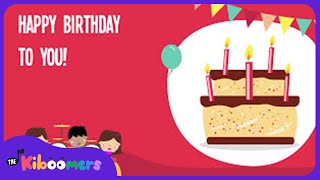 Happy Birthday To You Lyric Video  The Kiboomers Preschool Songs amp Nursery Rhymes [upl. by Betthel]