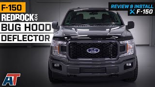 20152020 F150 RedRock 4x4 Bug Hood Deflector Smoked Review amp Install [upl. by Calla]