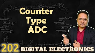 Counter Type ADC Basics Structure Working Conversion Graph and Conversion Time [upl. by Cattan]