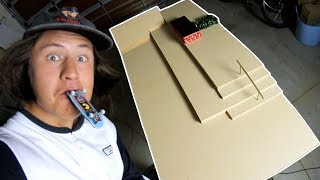 DIY FINGERBOARD SKATEPARK IN ONE DAY CHALLENGE [upl. by Fredi276]