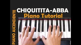 ChiquititaAbbaTutorial Piano [upl. by Eiderf]