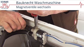 Bauknecht Waschmaschine zieht kein Wasser  Magnetventile tauschen [upl. by Baskett]