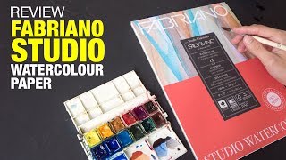 Fabriano Studio Watercolour Paper Review [upl. by Berry]