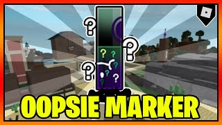 How to get the quotOOPSIE MARKERquot in FIND THE MARKERS  Roblox [upl. by Verlie]