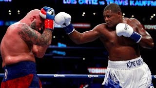 Luis Ortiz KNOCKOUT WIN vs Travis Kauffman [upl. by Sinned]