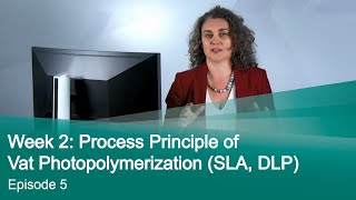 Episode 5 Process Principle of Vat Photopolymerization VP SLA DLP [upl. by Arny]