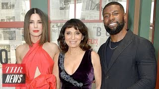 What Sandra has in common with Bird Box costar Trevante [upl. by Yetta]