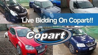 Live Auction Bidding On COPART [upl. by Libyc]