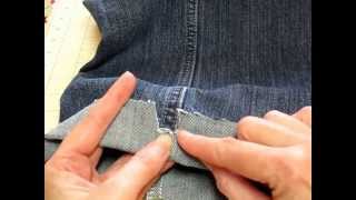 Hemming Jeans The Easy Way [upl. by Treacy]