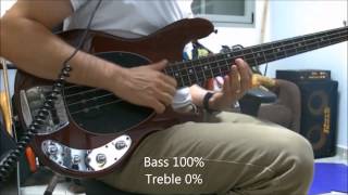 Music Man Stingray Bass Comparison  Pre Ernie Ball vs Ernie Ball [upl. by Ynavoeg195]