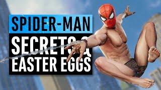 SpiderMan PS4  60 Easter Eggs and Secrets [upl. by Beilul]