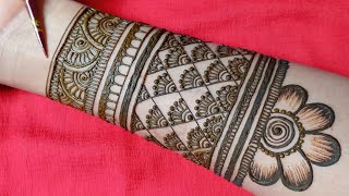 Simple Bridal Mehndi Design Latest 2021  Try this Wedding special mehandi [upl. by Pascoe107]