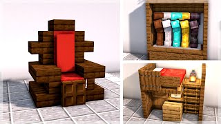 Minecraft 30 Medieval Interior Build Ideas and Hacks [upl. by Alisun866]