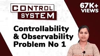 Controllability and Observability Problems  State Space Analysis  Control System [upl. by Nedak223]