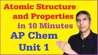 AP Chem  Unit 1 Review  Atomic Structure amp Properties [upl. by Dever]