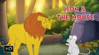 Aesops Fables  The Lion and The Mouse  Moral Stories for Kids [upl. by Aihtnyc]