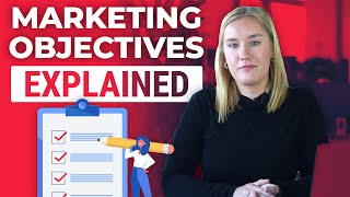 Marketing Objectives Explained  10 Examples [upl. by Ahsiri18]