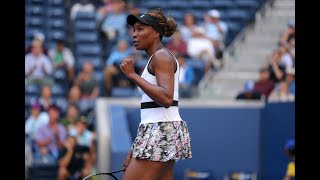 Saisai Zheng vs Venus Williams  US Open 2019 R1 Highlights [upl. by Aikkin]