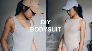 Easiest amp Quickest DIY BODYSUIT for the summer [upl. by Cherin]